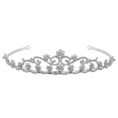 Diamante crystal daisy tiara